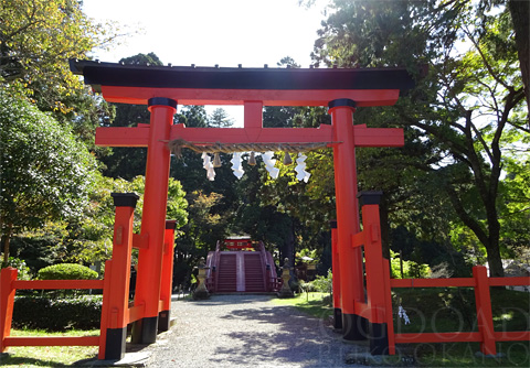 丹生都比売神社鳥居の稚児柱
