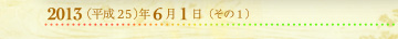 2013年6月1日